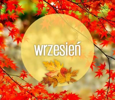 Harmonogram wydarzeń w miesiącu wrzesień