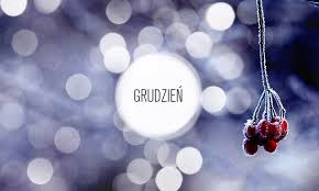 Harmonogram wydarzeń w miesiącu grudzień