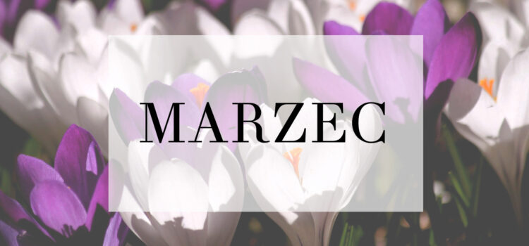 Harmonogram wydarzeń w miesiącu marzec